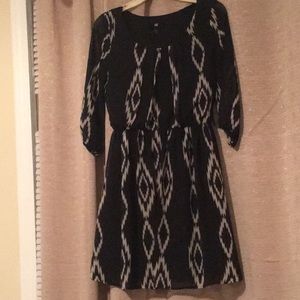 Three quarter sleeve dress
